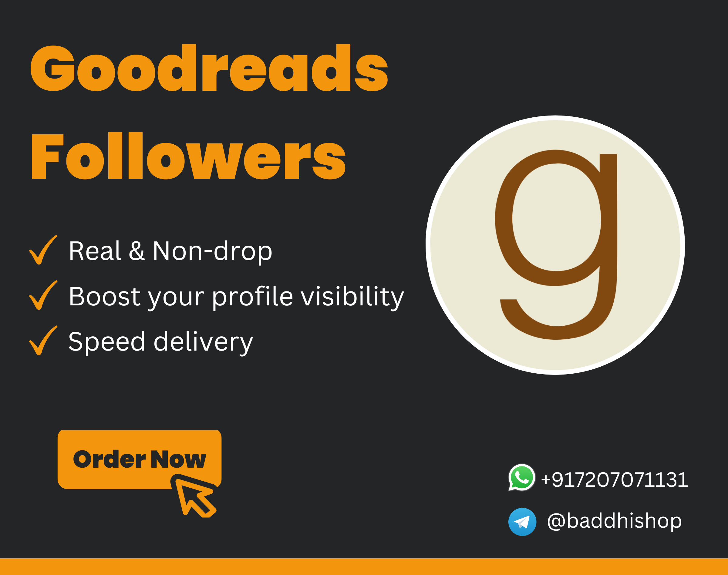 Buy Goodreads Followers in Cheap Price