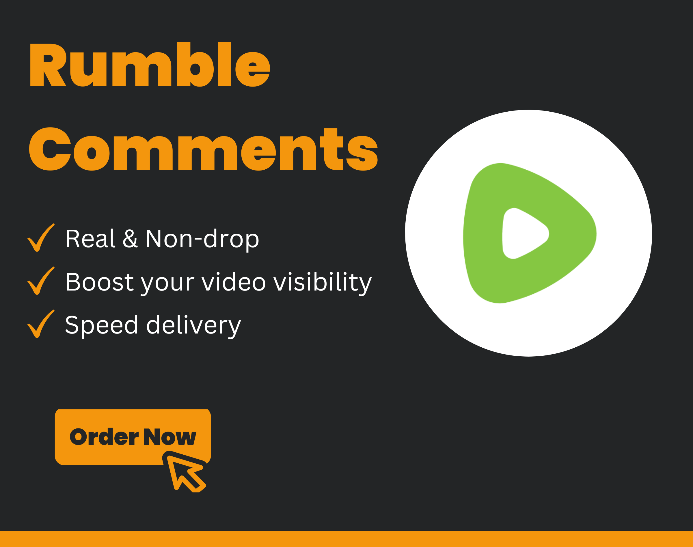 Buy Rumble Comments in Cheap Price