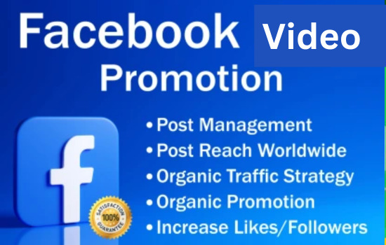 Facebook Video views Promotion to Rank your Video