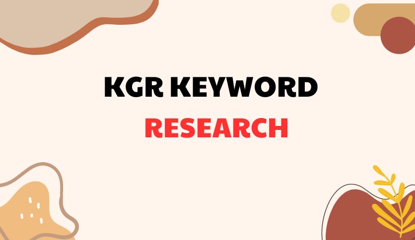 I Will do 20  KGR keyword research for your website