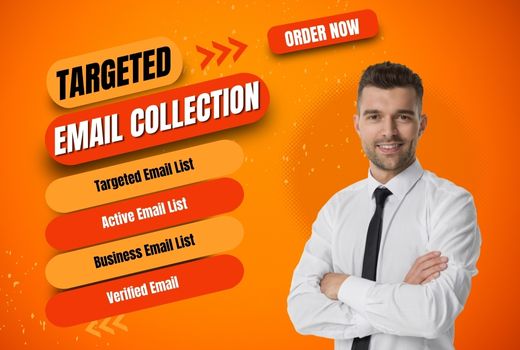 1k Niche targeted active & verified email list building