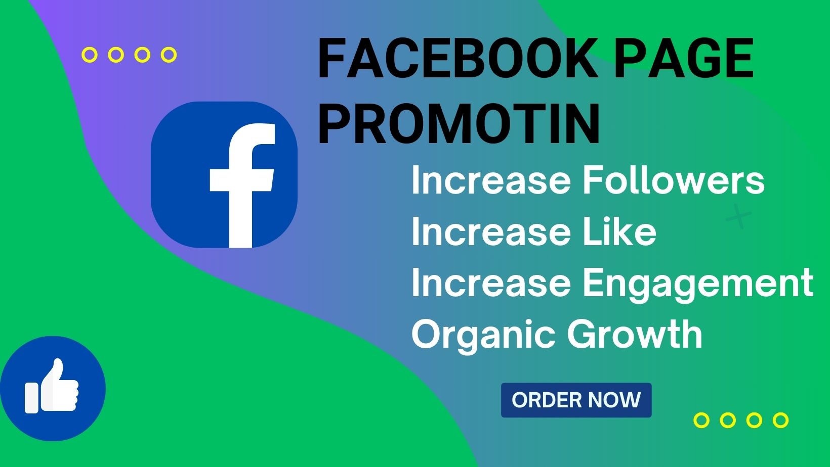 Grow your facebook page with 200 followers, organic fb page promotion