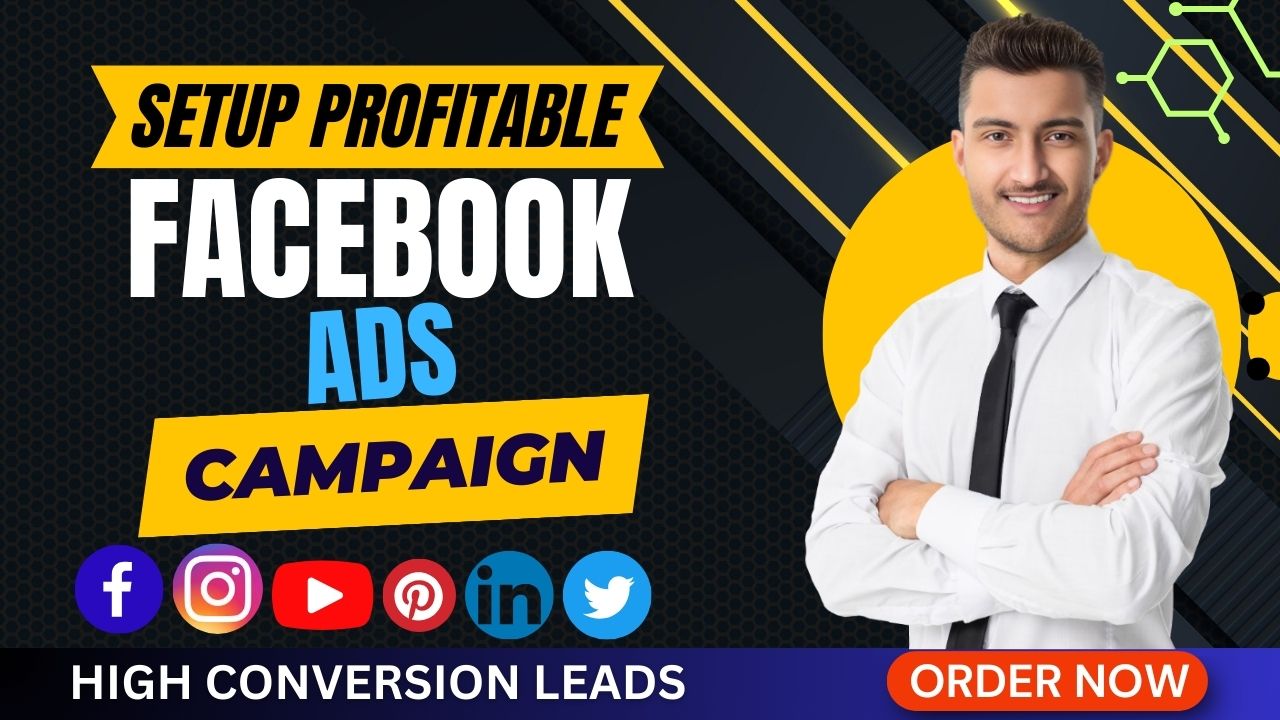 I will setup and optimize Facebook ads campaign for High sales and leads