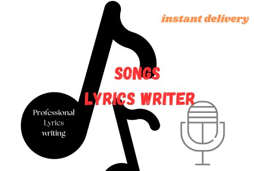 Expert Music lyrics Writer for your next hit song!