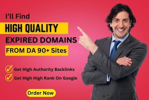 I will research and find expired domain name with high DR 30