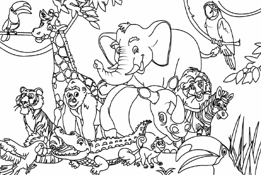 I will illustrate, draw children coloring book pages