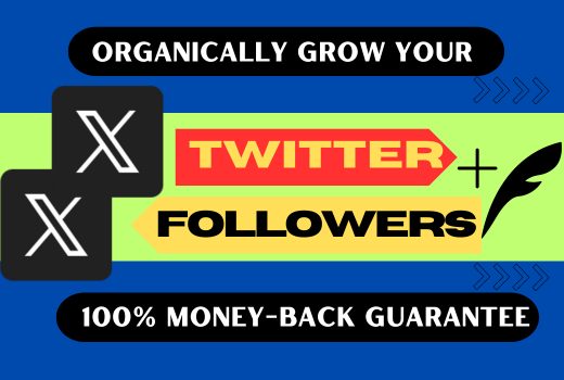 I will do twitter marketing to grow real  400 followers and organic growth