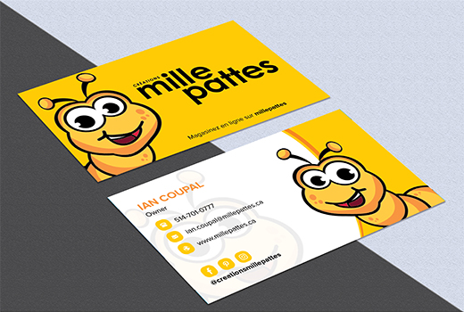 I will create modern and minimalistic business card design