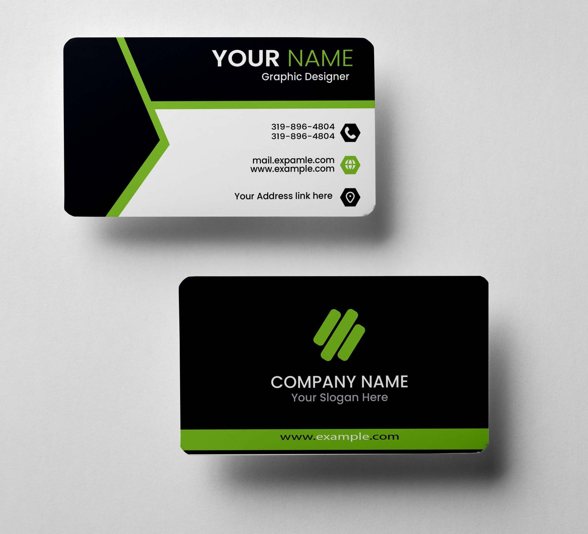 Professional  minimalist unique business card design