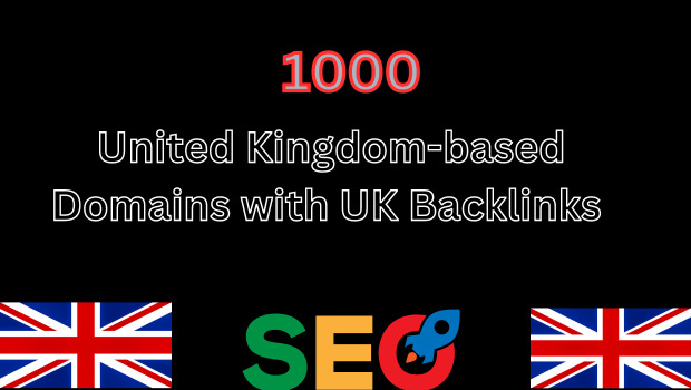 1000 United Kingdom-based domains with UK backlinks
