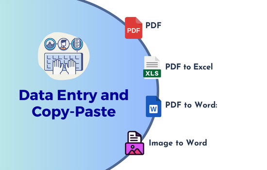 Data Entry and Copy-Paste Expert: Precision and Efficiency Guaranteed