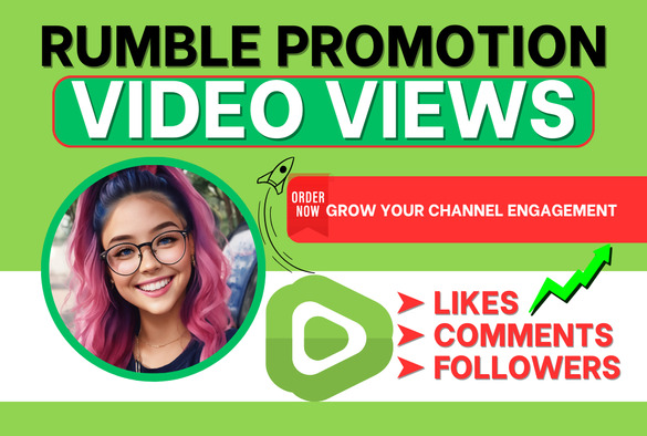 🔥 GET RUMBLE VIDEO 5000 VIEWS WITH BONUS LIKES, FOLLOW, COMMENT 📣 ORGANIC RUMBLE MUSIC VIDEO PROMOTION TO BOOST 🚀 YOUR CHANNEL GROWTH 📈 AND ENGAGEMENT