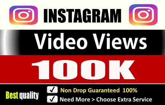 Get 100K+ Instagram video Views promotion and super fast organic growth