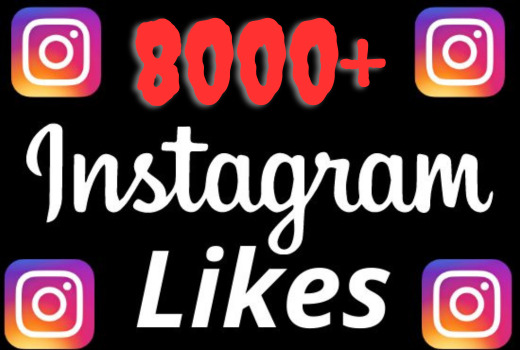 I will add 8001+ REAL AND non-drop Instagram Likes,100% real and organic