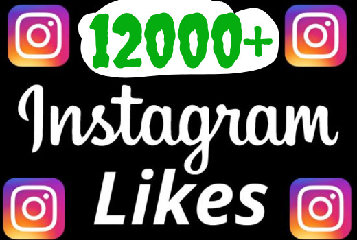I will add 12001+ REAL AND non-drop Instagram Likes,100% real and organic