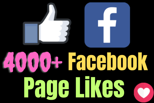 Will get 4000+ Facebook page Likes and Followers