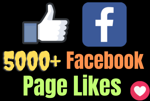Will get 5000+ Facebook page Likes and Followers