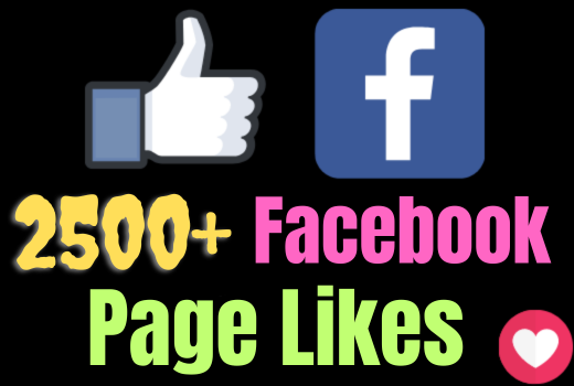 Will get 2500+ Facebook page Likes and Followers
