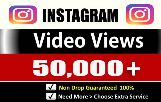 Get 50,000+ Instagram video Views promotion and super fast organic growth
