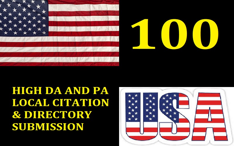 Create top 100 USA Local Citations and directory submission