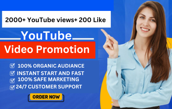 YouTube Video Promotion with marketing