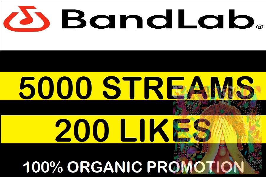 5000 Bandlab streams with 200 Likes