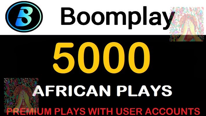 5000 Boomplays from Africa with user account