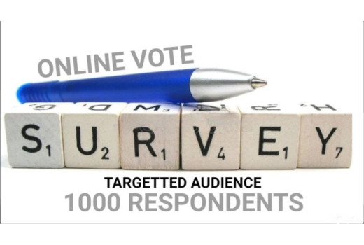 You will get over 100 audience to fill online survey forms and polls votes