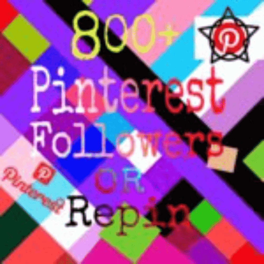 I will give you 800+ naturally grow world wide pinterest promotion fast delivery