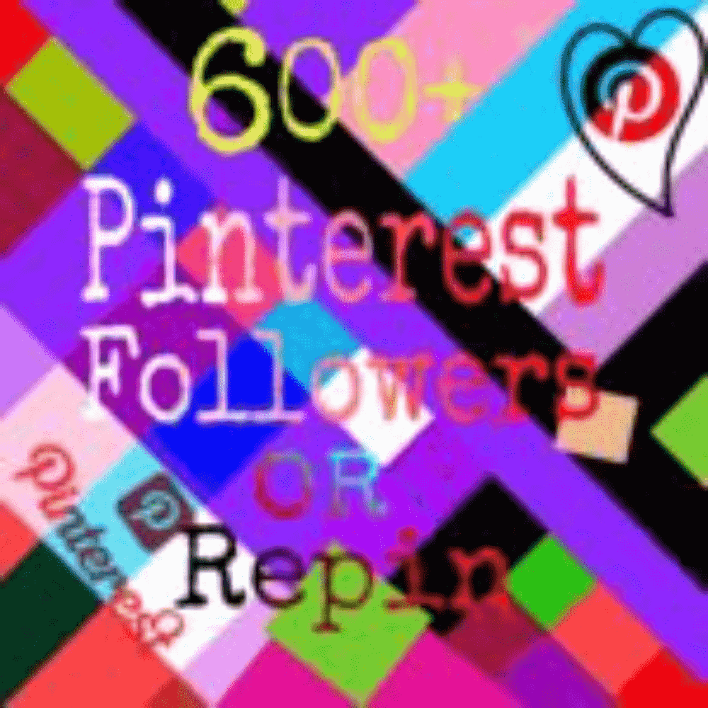 I will give you 600+ naturally grow world wide pinterest promotion fast delivery