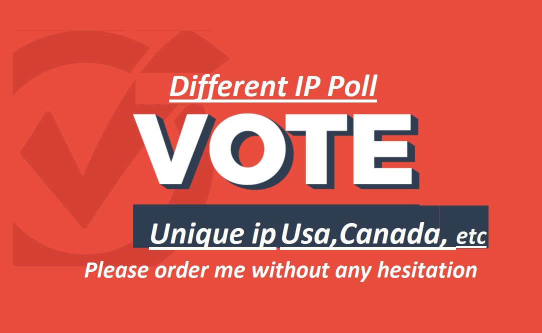 Get 1000 Different Ip poll contest votes