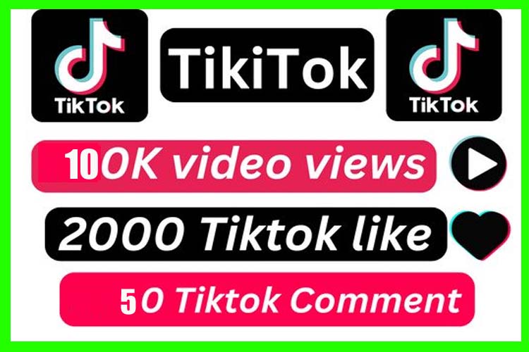 5991Best TikTok Offer 50K views + 2000 like + 20 comment permanent