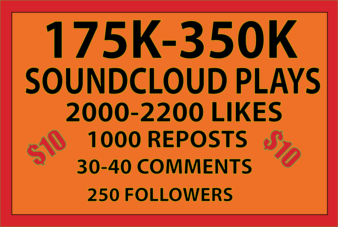 53792.7 MILLION SOUNDCLOUD SAFE PLAYS WITH 2500 LIKES 1500 REPOSTS AND 200 COMMENTS