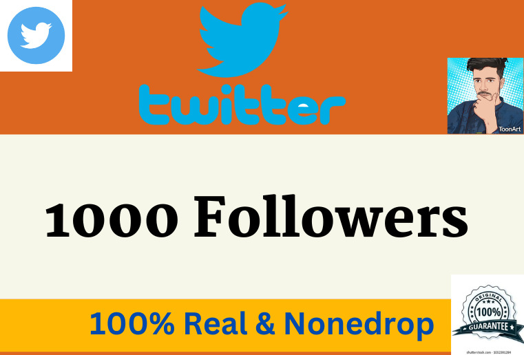 9010USA Targeted 2000+ High Quality Twitter Followers & 200+ Likes, Lifetime Guaranteed & 100% Real None-Drop