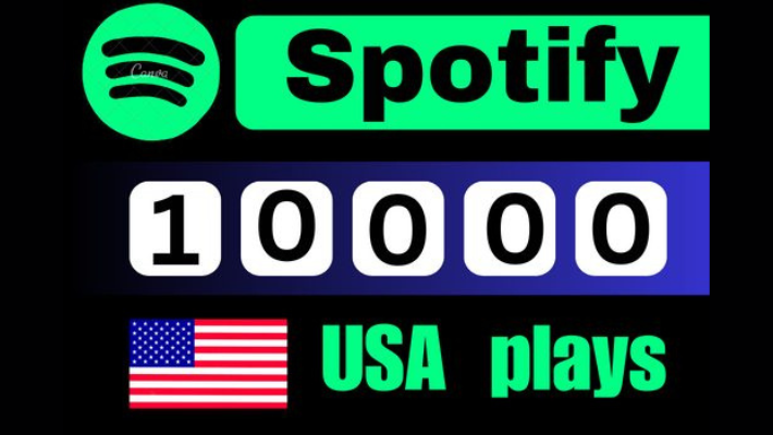 11304Provide 50,000 Spotify plays real HQ from premium account royalties eligible nondrop lifetime guaranteed