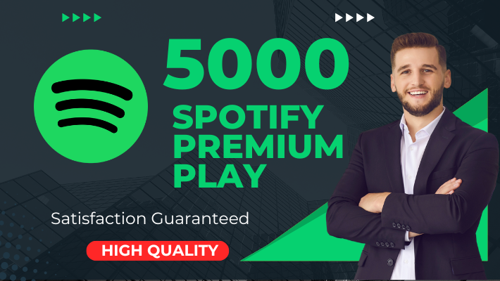 8518Get 14000 Spotify  High-Quality Premium  Plays With 1000 Followers bonus , Non-drop and Permanent .