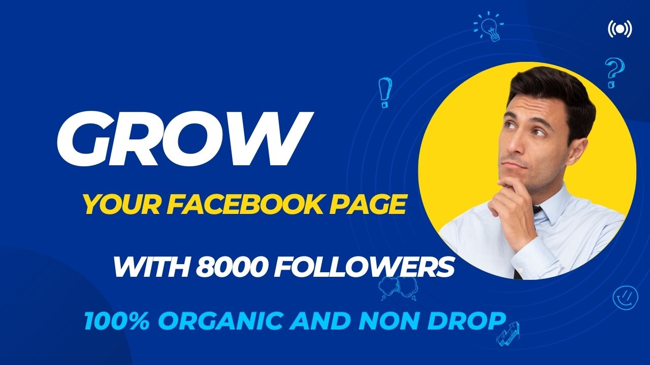 75005000 Organic and Non-drop Facebook Page Followers.