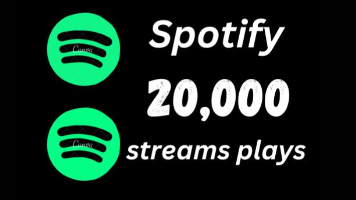 11179Spotify promotion 100K Spotify USA Track Plays from premium account royalties eligible lifetime guaranteed