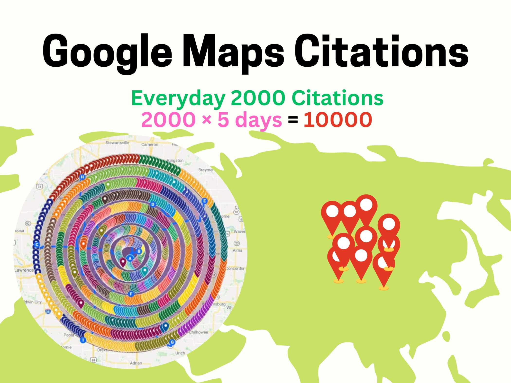 7408Manual 1600 Google Maps citations for local SEO and GMB ranking