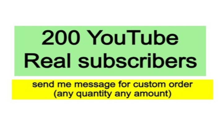 7457Best offer 500 Youtube Subscribers active user [ lifetime guarantee ]