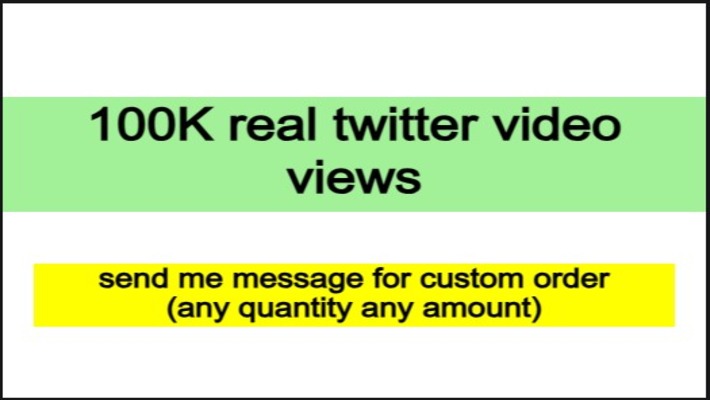 9107Exclusive 100K real twitter X video views