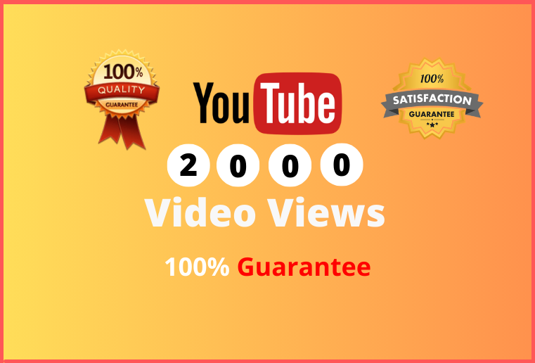 4948Provide 2500+ Youtube views to your video for Lifetime || 100% Organic with 100 Likes