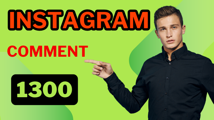 10231Get 2900 Instagram Comment , Full English , Non Drop , Organic and Permanent