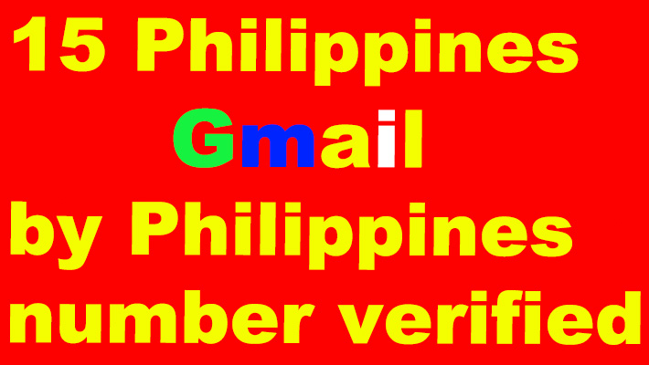 6391I give you 10 UK Gmail by UK number verified. Safe account.