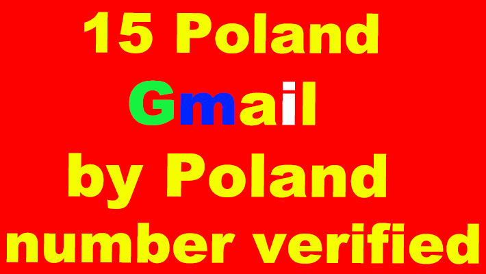 6399I give you 15 Portugal Gmail by Portugal number verified. Safe account.