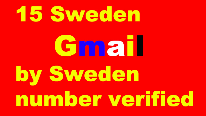 7062I give you 5 Portugal Gmail by Portugal number verified. Safe account.