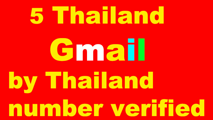 7802I give you 5 USA Code Gmail by USA number verified. Safe account.