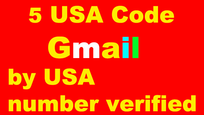 7806I give you 5 South Africa Gmail by South Africa number verified. Safe account.