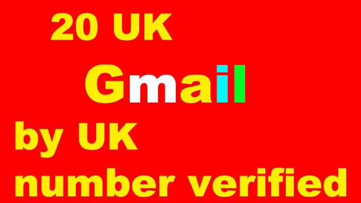 7808I give you 10 Spain Gmail by Spain number verified. Safe account.