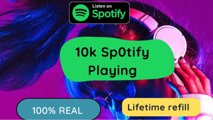 8587I will provide 25K+ Spotify Premium Real Plays, 100% Non-Drop, lifetime Guaranteed